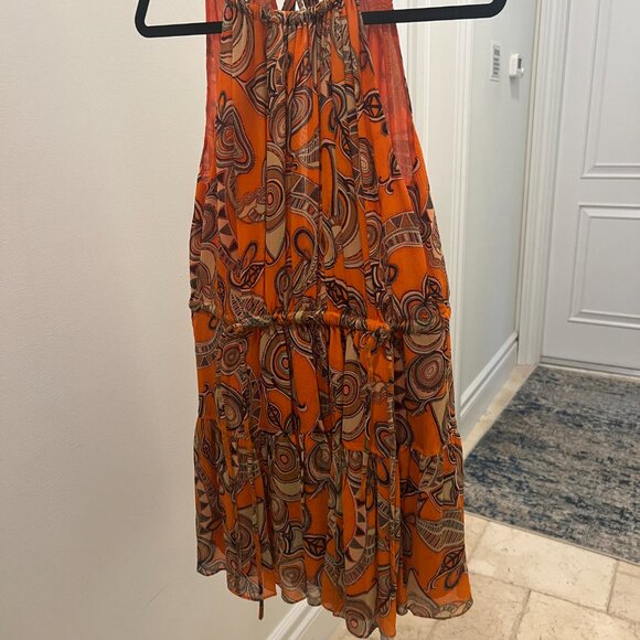 A.L.C. Bella Silk Halter Dress, Revolve Size 4 Retail $495 - Picture 6 of 9